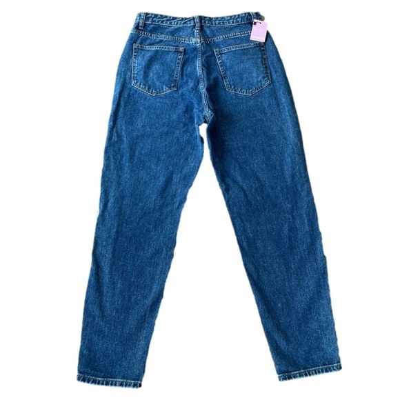 PRETTY Little Things Mom Jeans Size 12 Distressed - Picture 2 of 6